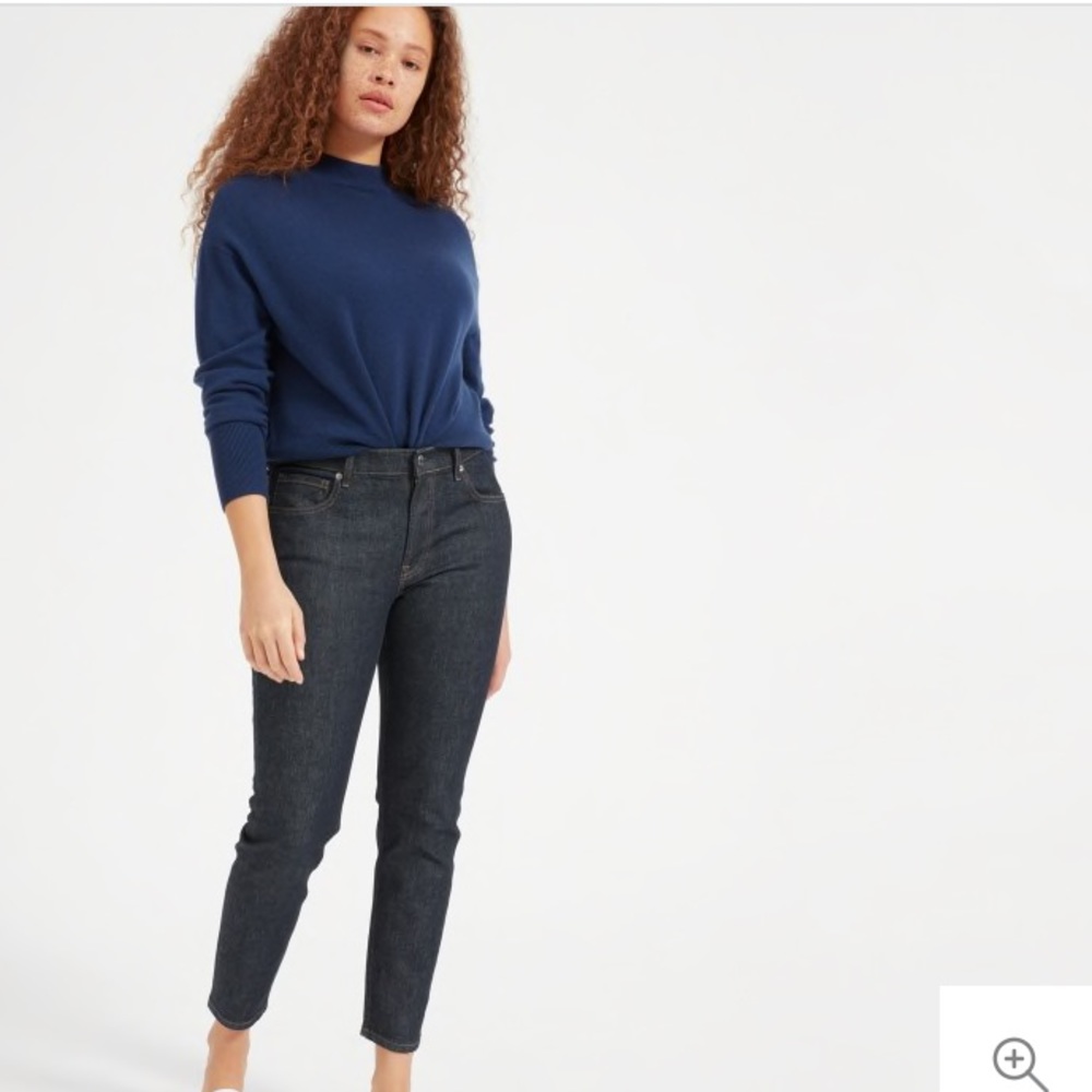 Everlane Mid-rise Skinny Jean in Dark Indigo